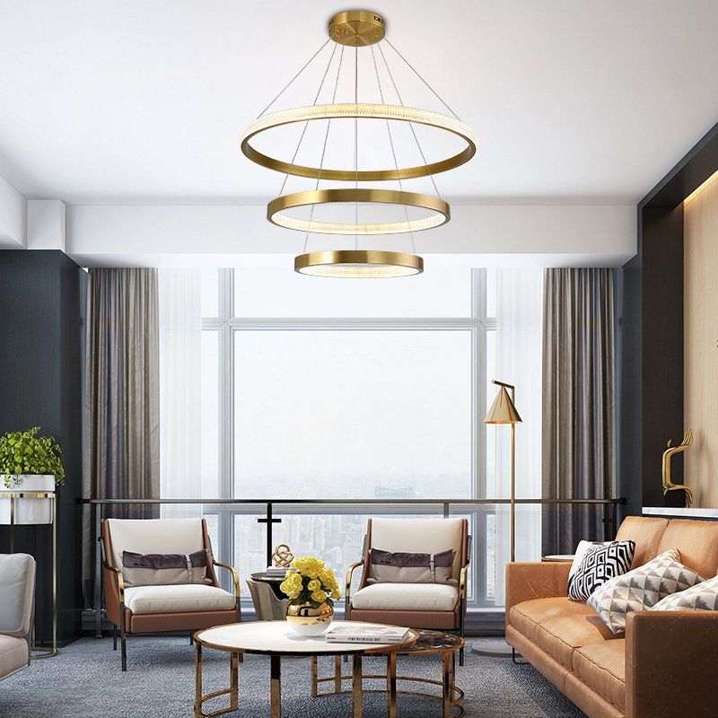 Charakteristische moderne einfache Style LED -Anhänger Kronleuchter Licht für Wohnzimmer Esszimmer Schlafzimmer