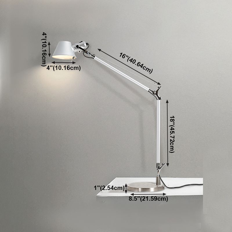 Bell-shaped Adjustable Mechanical Desk Lamp Modern Table Lamp for Bedroom