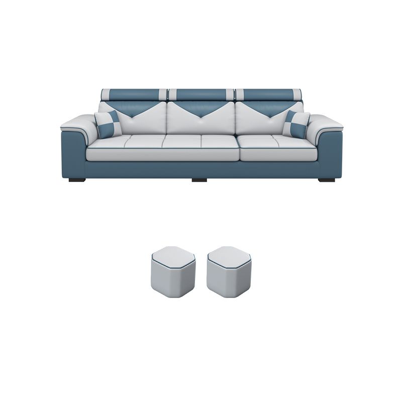 Contemporary Removable Cushions Sectionals 35.43"High Pillow Top Arm Sofa with Storage