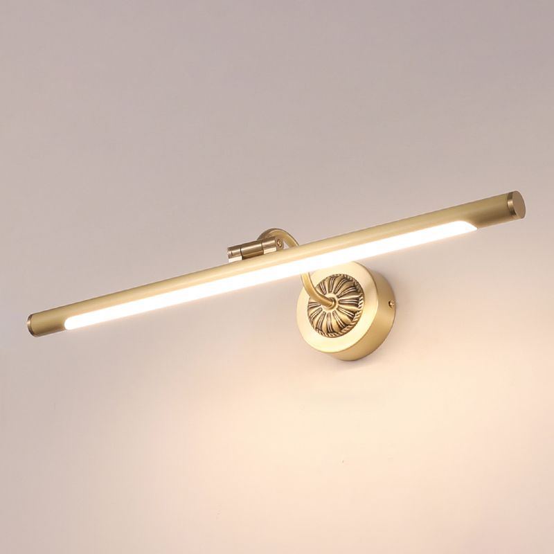 Traditional Mirror Front Lighting LED Vanity Wall Light Fixture with Acrylic Shade