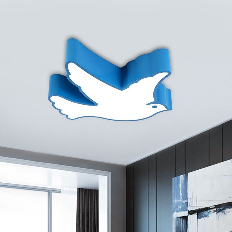 Flying Pigeon Sofiling Aiusture Kids Acrilic Area per il tempo libero LED LED Accensione Accampata in bianco/rosso/Giallo