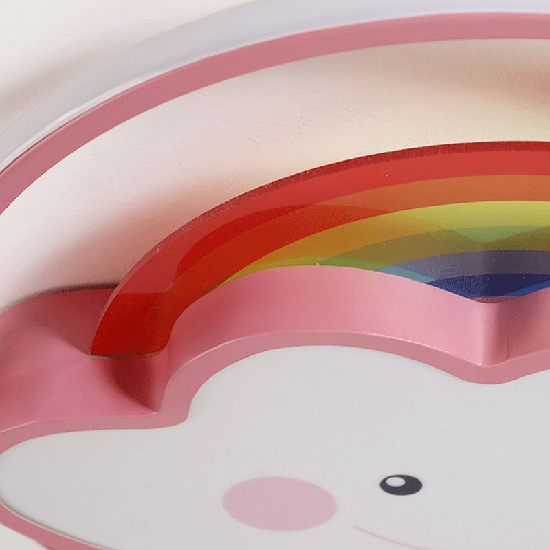 Lampada da soffitto a LED a forma di nuvola con paralume in acrilico Lampada da incasso in stile moderno per camera da letto