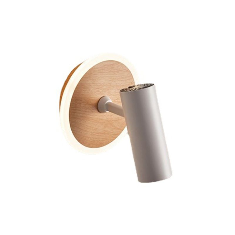 Modern 2-Light White Wall Mounted Sconce Metallic Shaded Wall Light