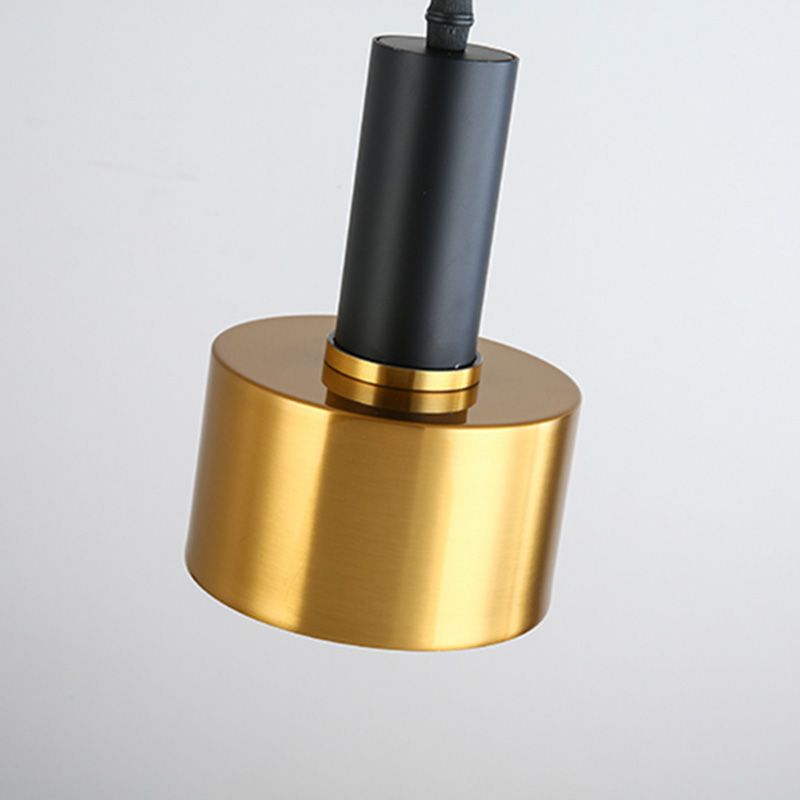 Geometric Hanging Light Fixtures Modern 1-Light Suspension Lamp with Acrylic Shade