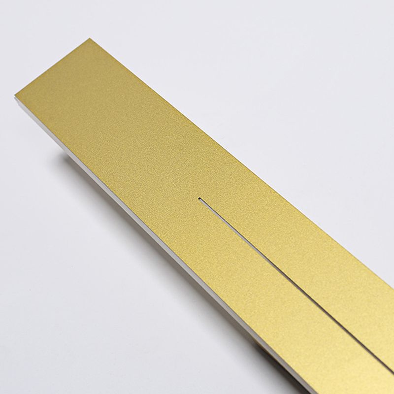 Metal Strip Shape Wall Light Minimalist 1 Light LED Wall Sconce for Aisle