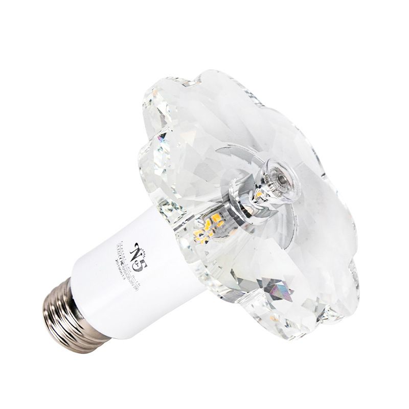 Clear Crystal Floweret Mini Flushmount Light Modernist LED dicht bij plafond lamp voor Doorweg