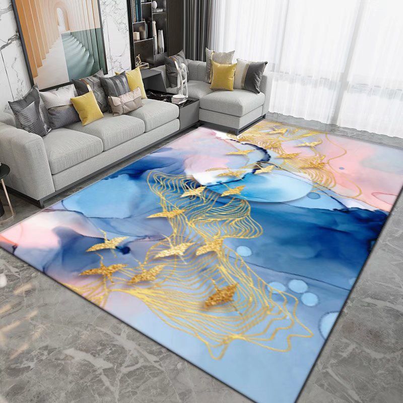 Modern artistiek patroon Tekenpatroon Polyester binnen tapijt vlekbestendig gebied Teken voor woonkamer