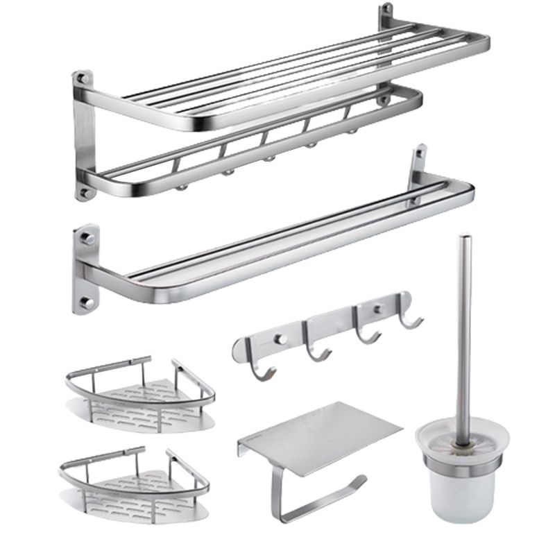 Modern Bathroom Set Paper Holder Bath Shelf Stainless Steel Bathroom Accessory Kit