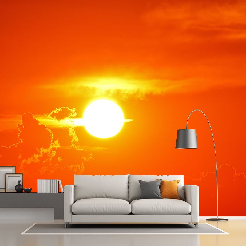 Eco-friendly Horizontal Photography Sky Mural Wallpaper for Home