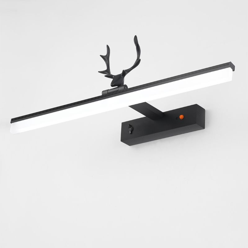 Lineare Metall 1-Licht-Waschtisch Wandleuchte moderne Wandlampe für Badezimmer