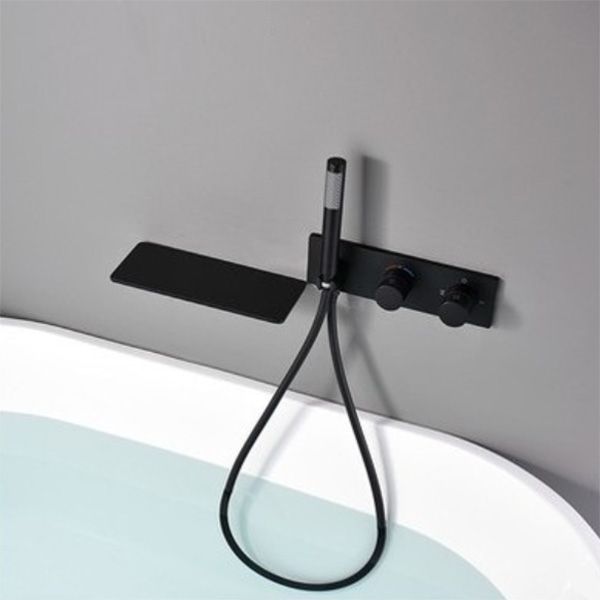 Modern Bathroom Faucet Copper Wall Mounted Fixed Bathroom Faucet