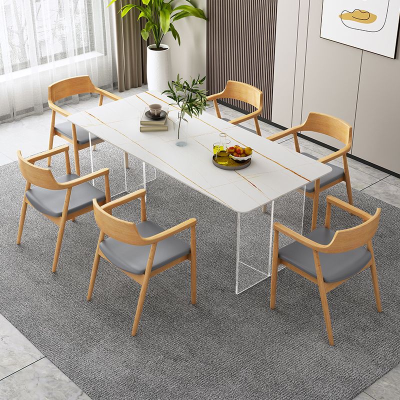 Modern 1/2/5/7 Pieces Dining Set Sintered Stone Dining Furniture Set /Separate Items