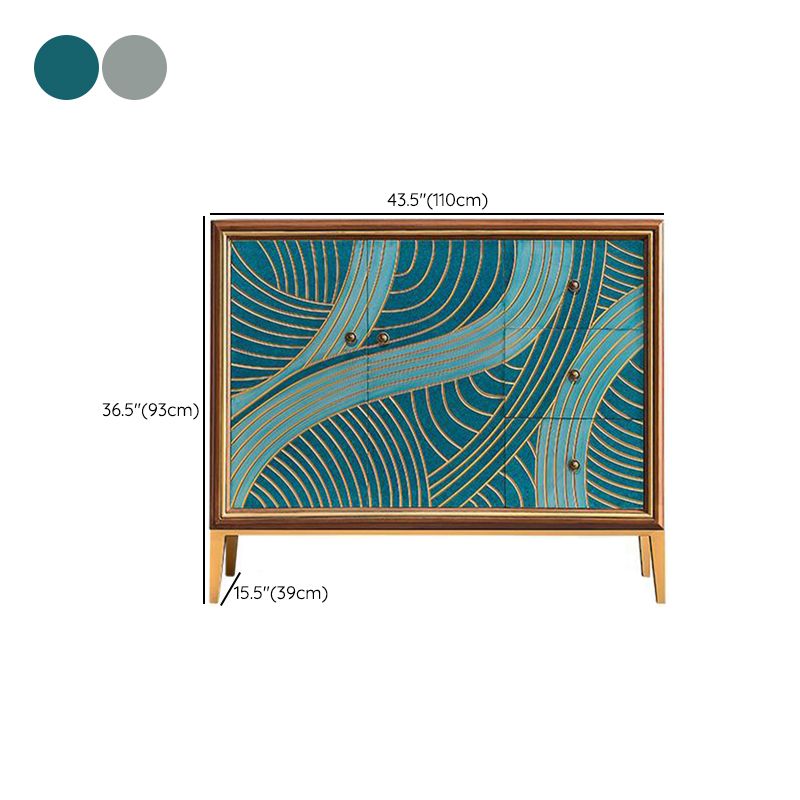 Classic Glam Lingerie Chest Wood Storage Chest with Drawers for Bedroom