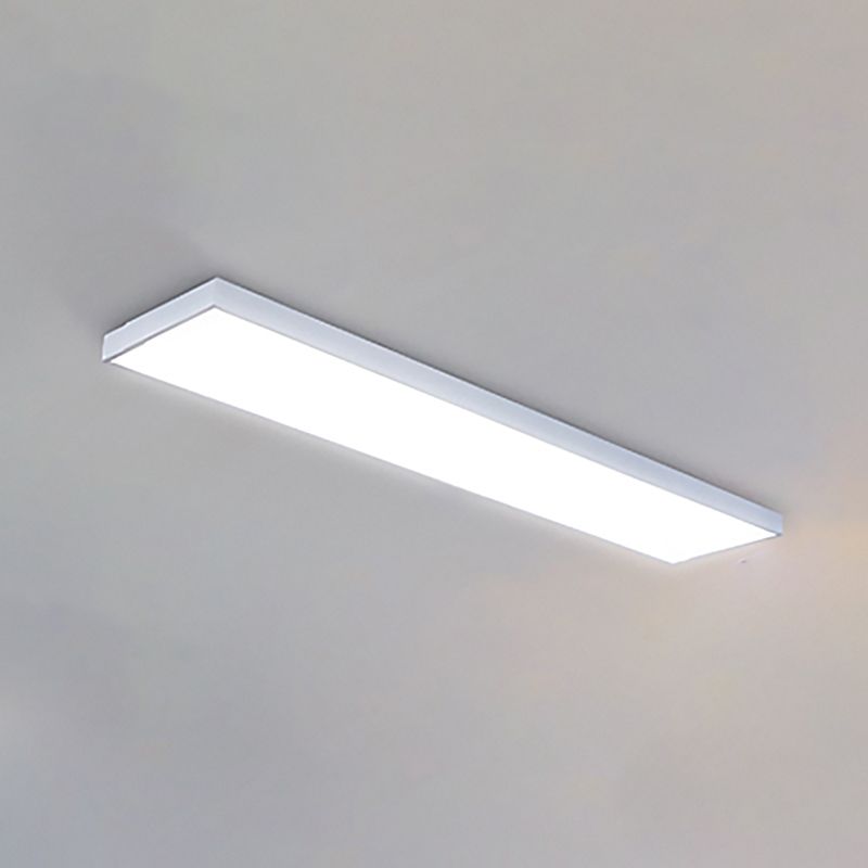 Lampe de plafond de simplicité moderne abat-jour en acrylique plafonnier pour salle de réunion de bureau