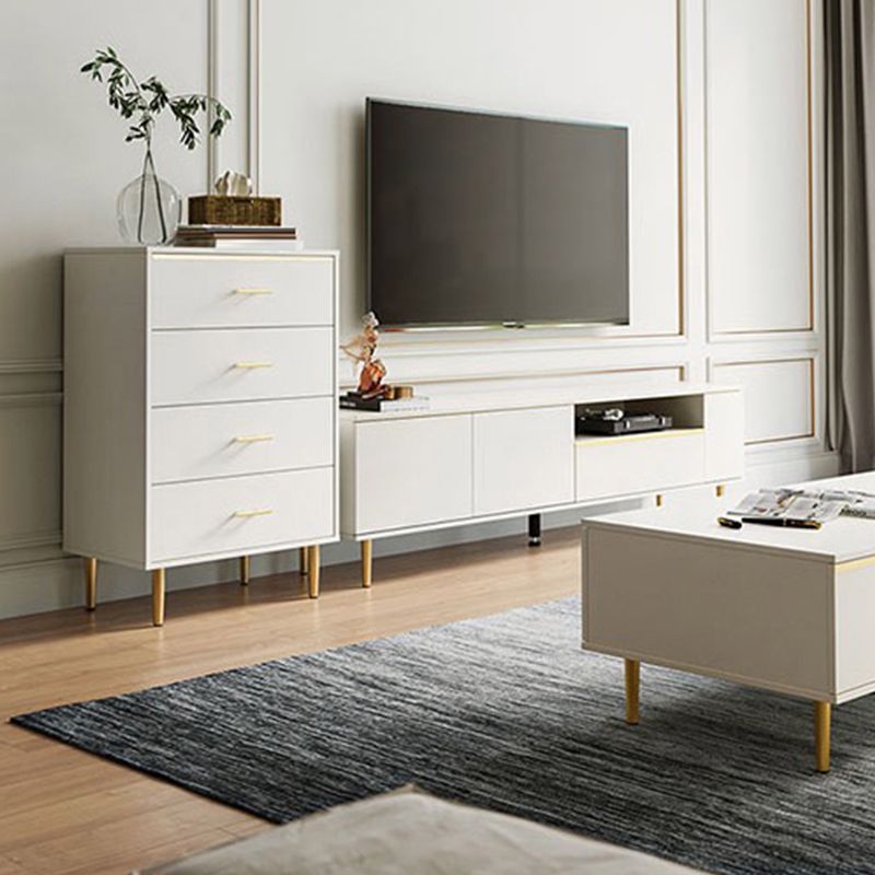 Wooden Chest Classic Glam Storage Chest Dresser with Drawers