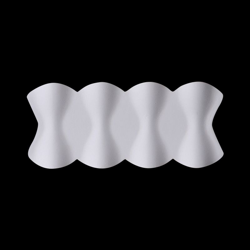 Lampe murale en origami simplicité moderne simplicité lampe à support mural en aluminium pour le salon