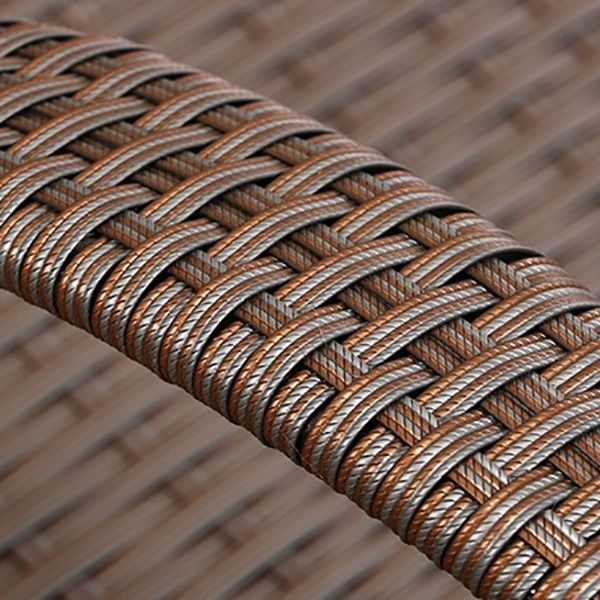 Mid Century Modern Rocking Chair Indoor Rattan Rocking Chair with Cushion