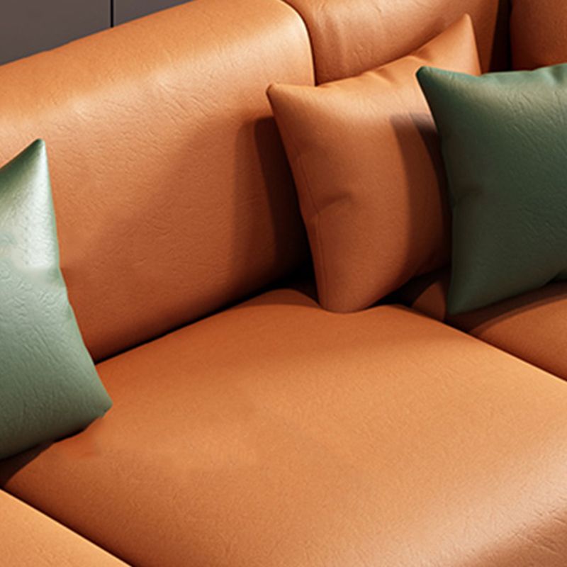 Stain Resistant Stationary Living Room Square Arm Standard Seating