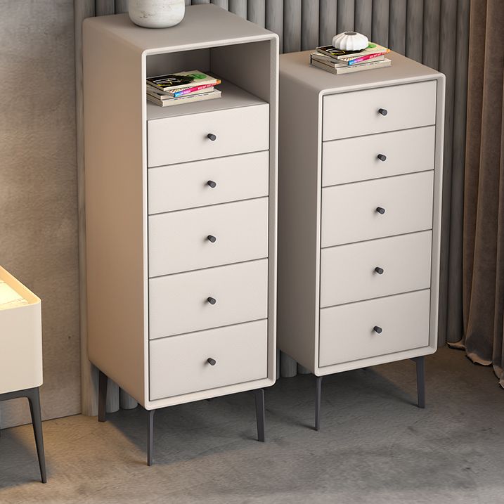 Lingerie Chest Metal Legs Contemporary Chest with Drawers for Bedroom