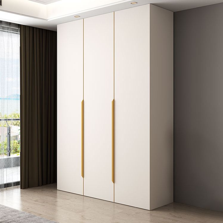 Contemporary Style Wardrobe Armoire Engineered Wood Wardrobe for Home
