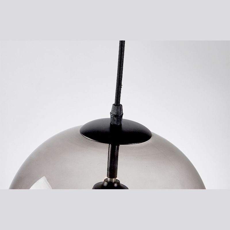 Modern Simplicity Round Cluster Pendant Light Glass Hanging Light for Living Room