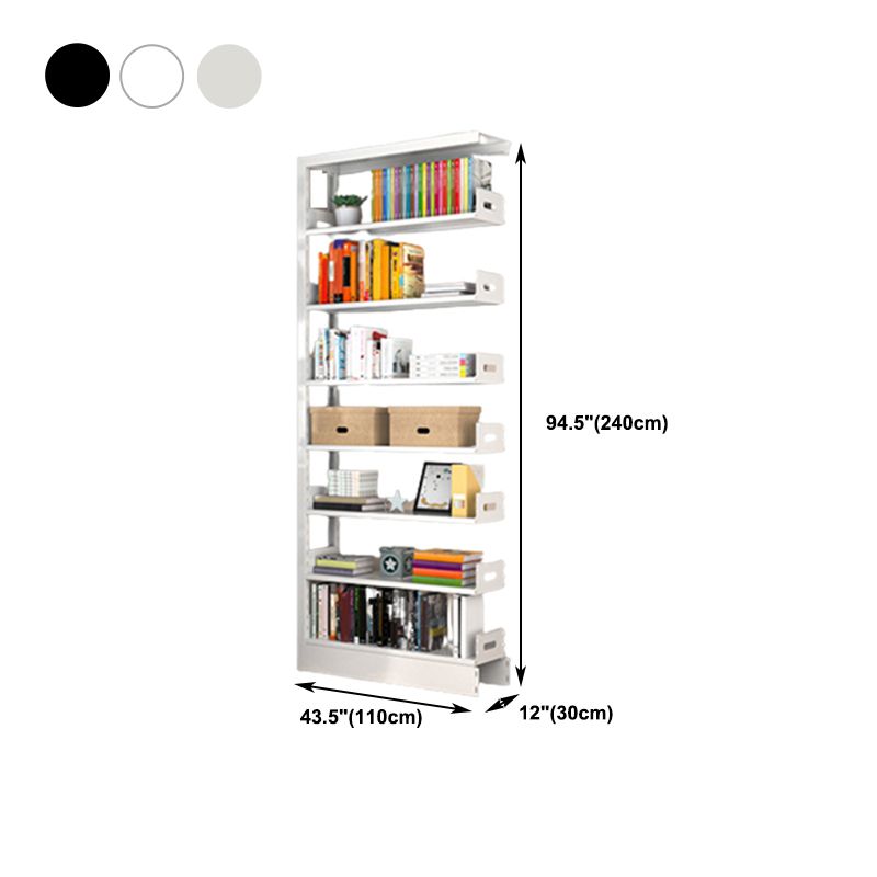 Urban Open Back Shelf Bookcase Standard Steel Bookshelf for Study Room