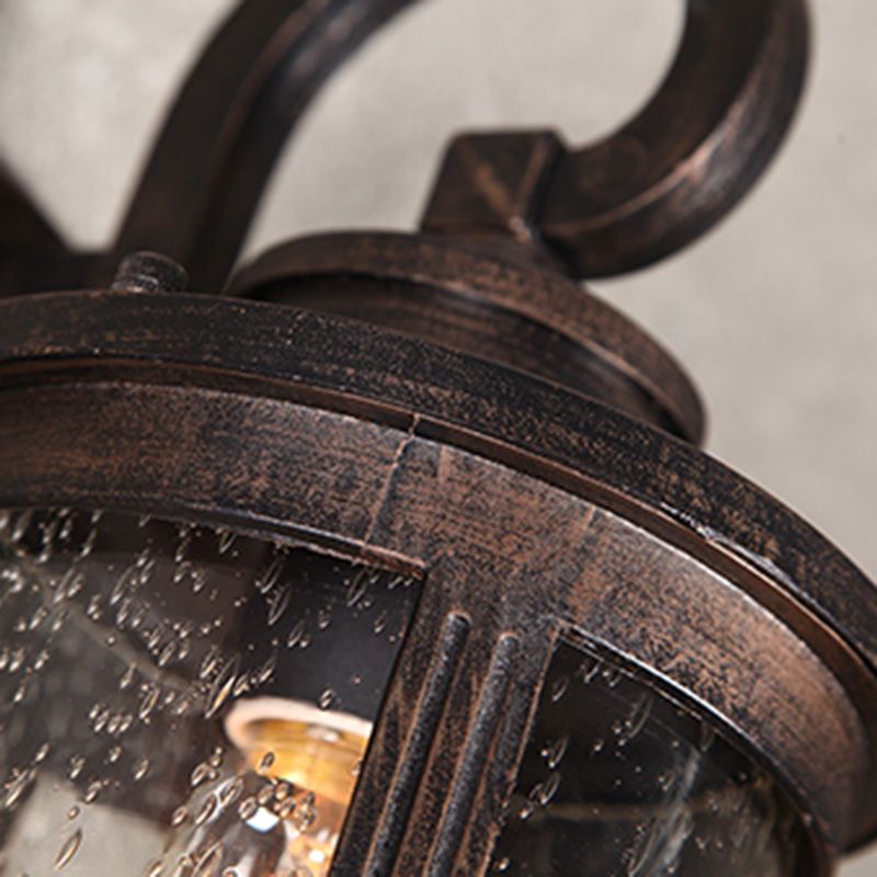 Wall Sconce Light Fixture Industrial Style Glass Shaded Wall Mounted Light Fixture