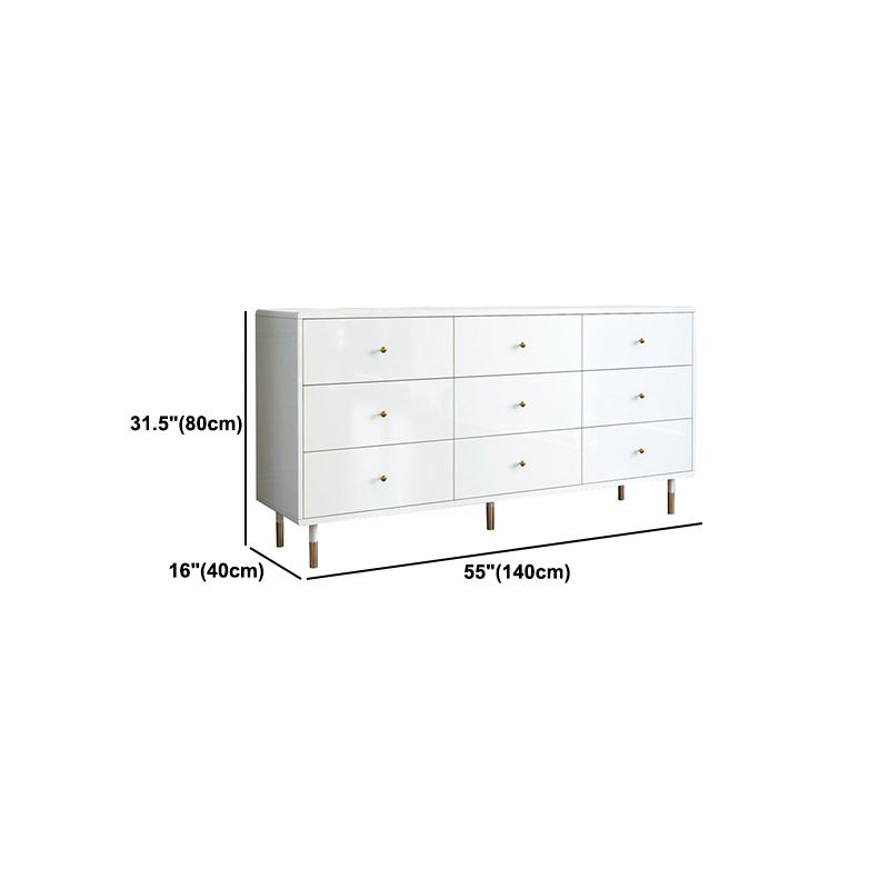 Modern & Contemporary Storage Cabinet Square Chest with Drawer