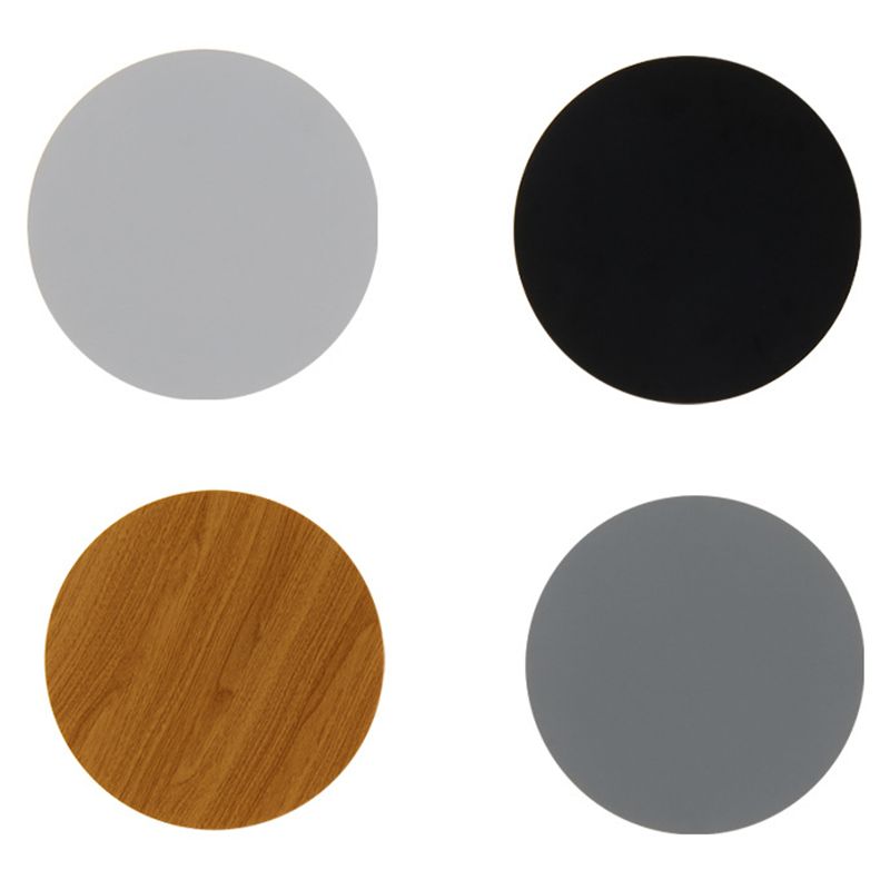 Simplicidad redonda Lámpara de pared LED de metal Estilo contemporáneo Corredor Corredor Fixture