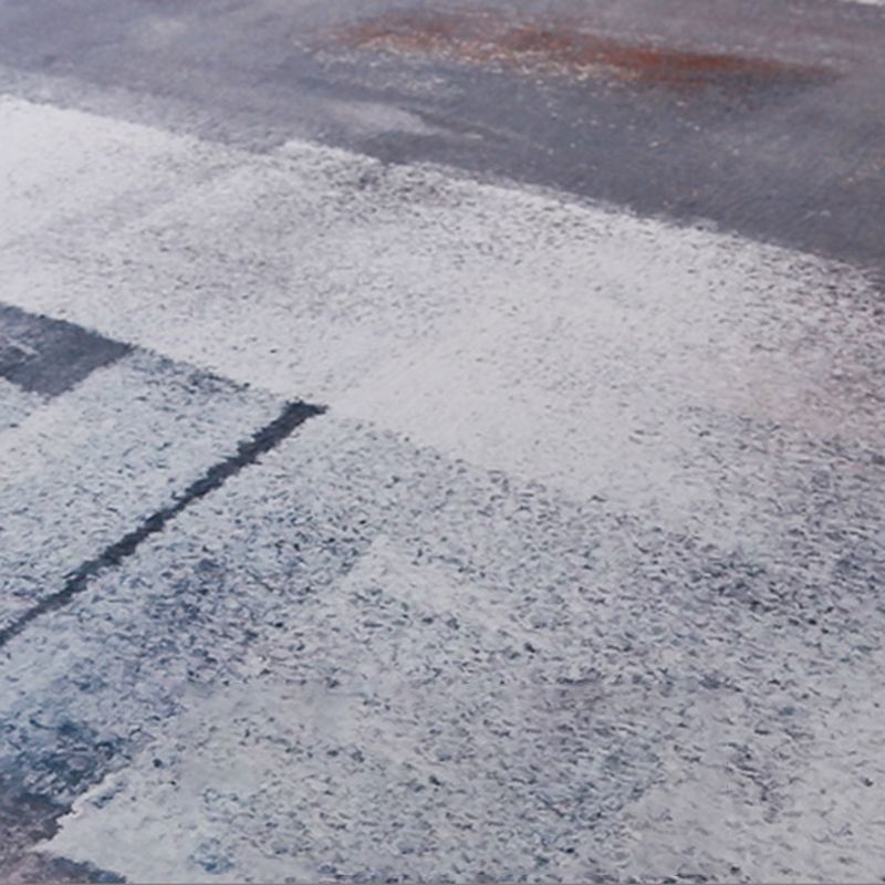 Stilvoller Bereich Teppich moderner abstrakter Druckteppich waschbarer Polyester Teppich mit rutschfestem Hintergrund