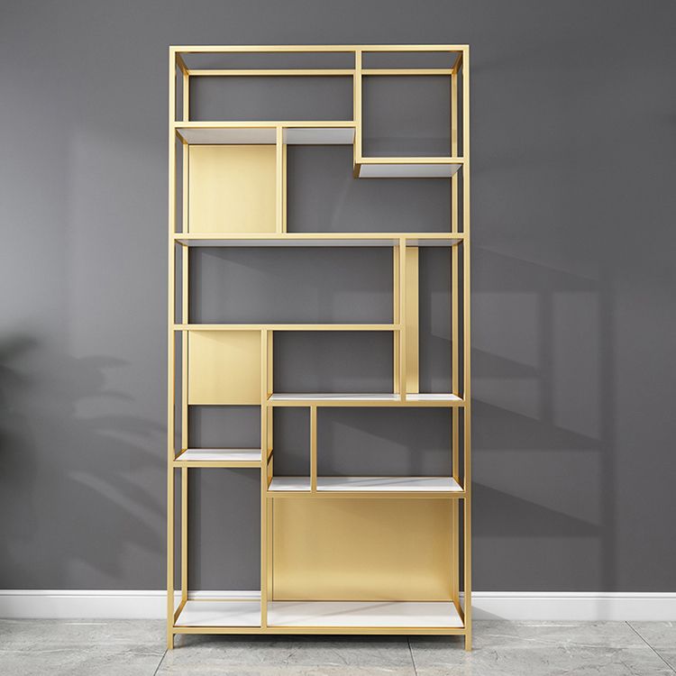 11.81 "W Bookcase in stile industriale Open Back Bookcase per Study Room