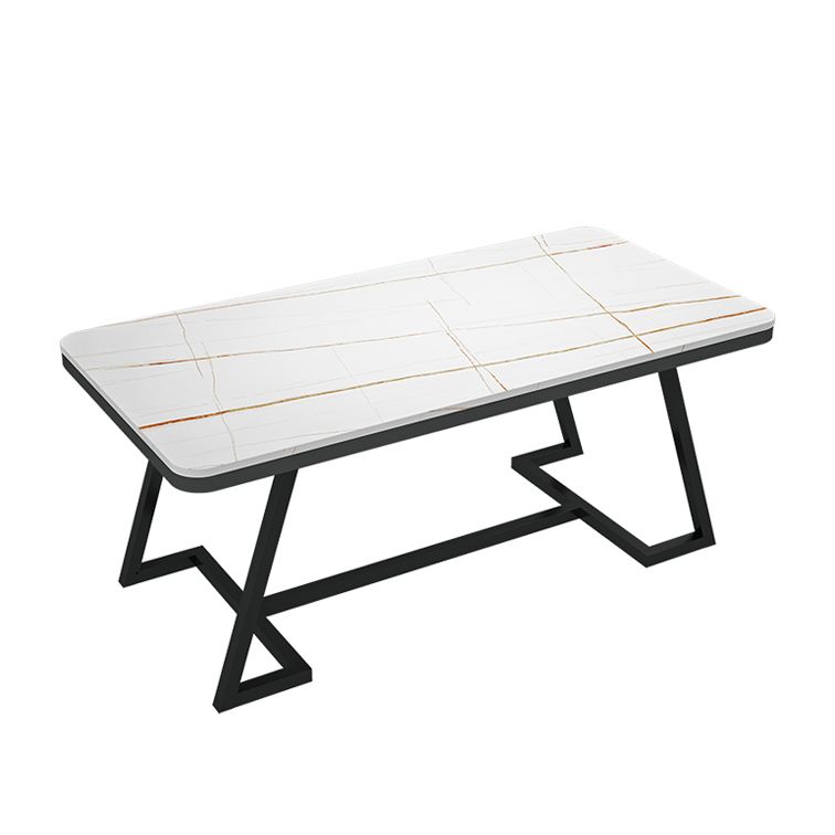 Modern 1/2/5/7 Pieces Dining Set White Stone Top Dining Furniture