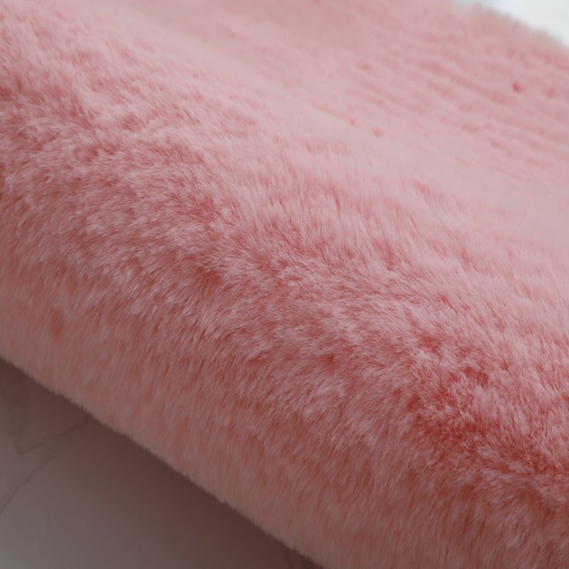 Multi-Color Calming Rug Polyster Solid Color Area Carpet Non-Slip Backing Easy Care Indoor Rug for Bedroom