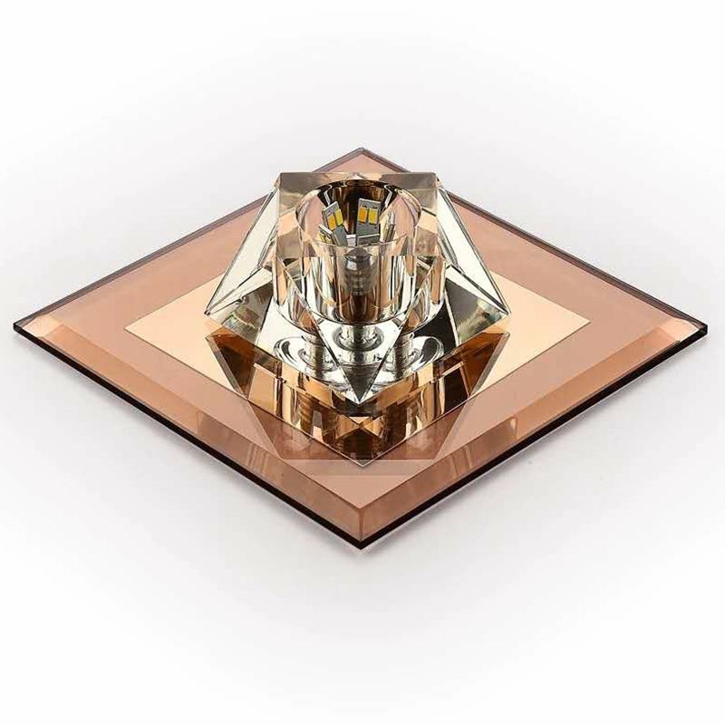 Edelstein Foyer LED-Unterputz Licht Kristall Einfachheit Flush Mount Deckenleuchte