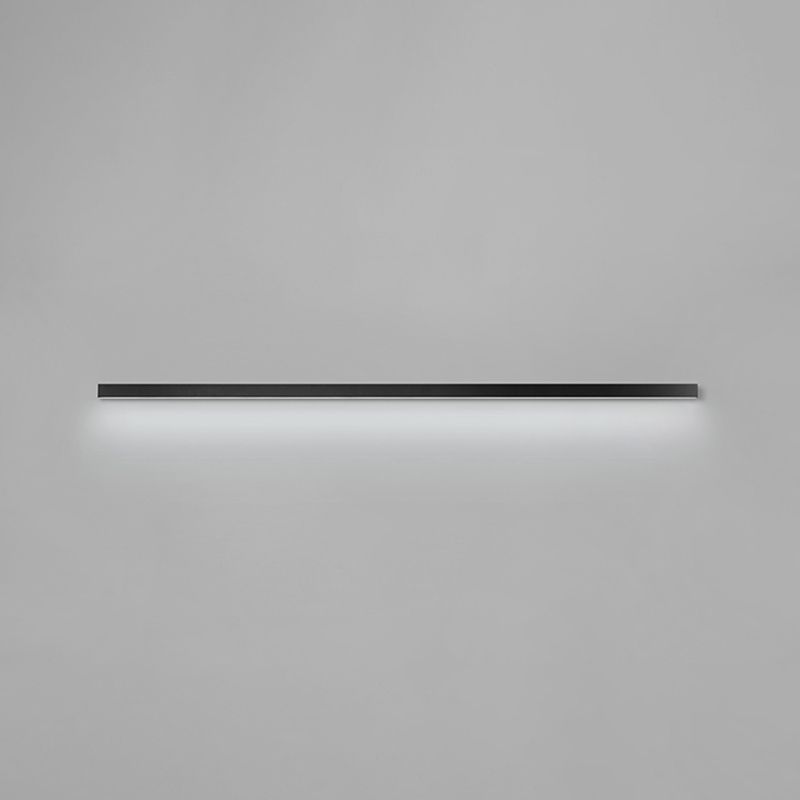 Linear Shape Metal Wall Light Modern 1-Light Wall Mounted Light Fixture