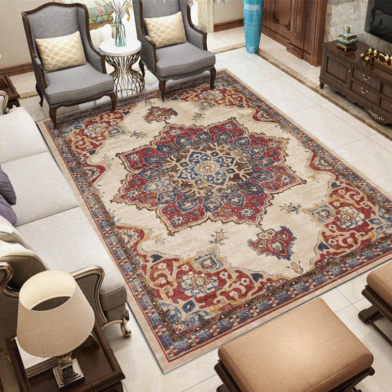 Tapis boho à chaux à chaux à chaux à chaux polyester le tapis lavable de machine non glissée pour animaux de compagnie pour animaux de compagnie pour décoration intérieure