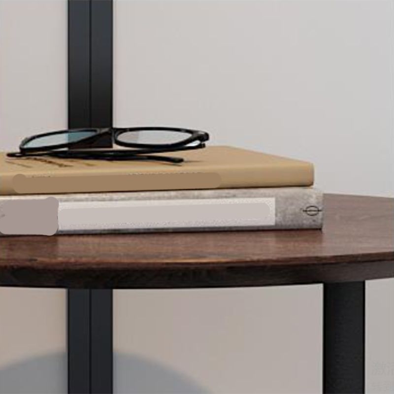 Modern Round Stone Pedestal Sofa Side Accent Table - Dia 19.69"