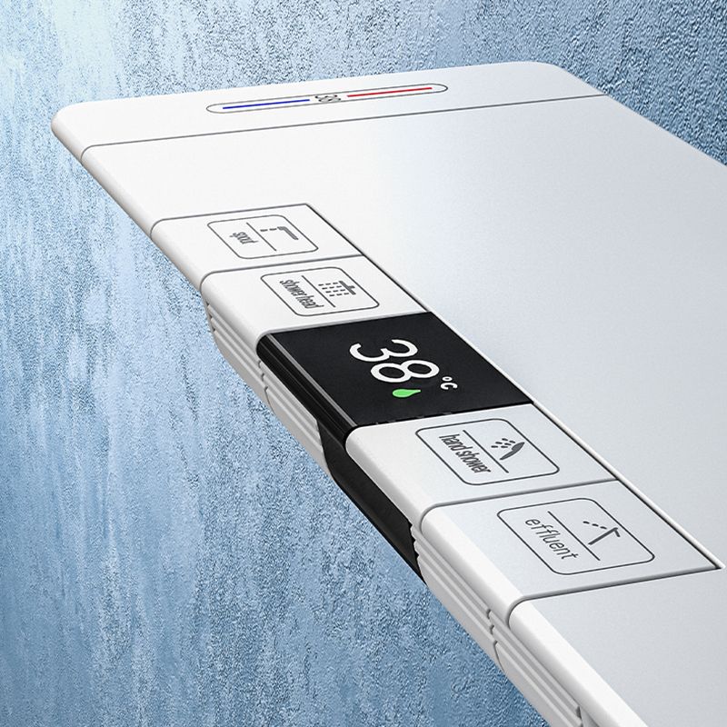 Modern Brass Shower System Wall Mounted Shower Set with Handheld Shower Head