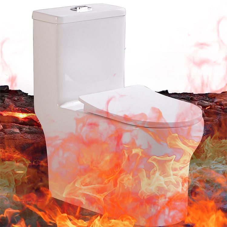 Siphon Jet Urine Toilet One-Piece Toilet Porcelain Floor Mounted Flush Toilet