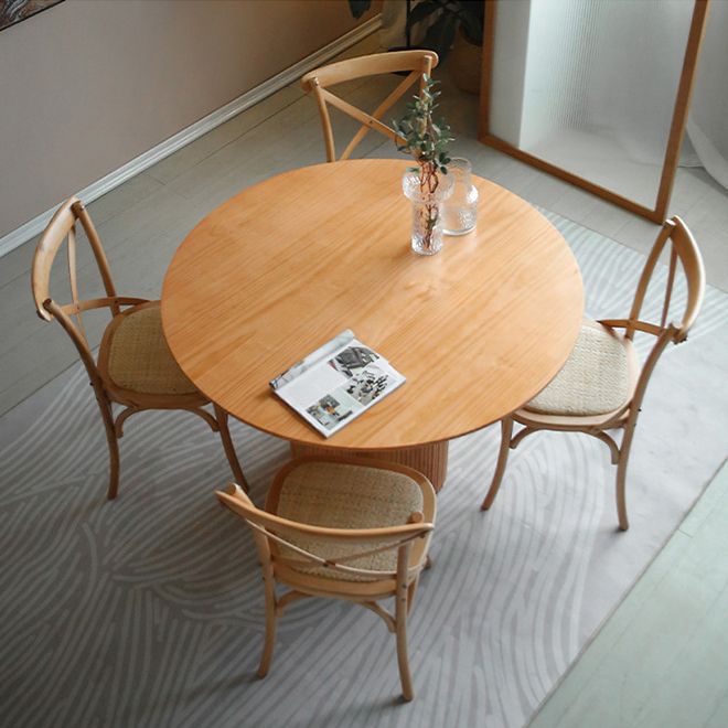 Modern 1/2/3/5/7 Pieces Dining Solid Wood Stone Dining Furniture Set /Separate Items