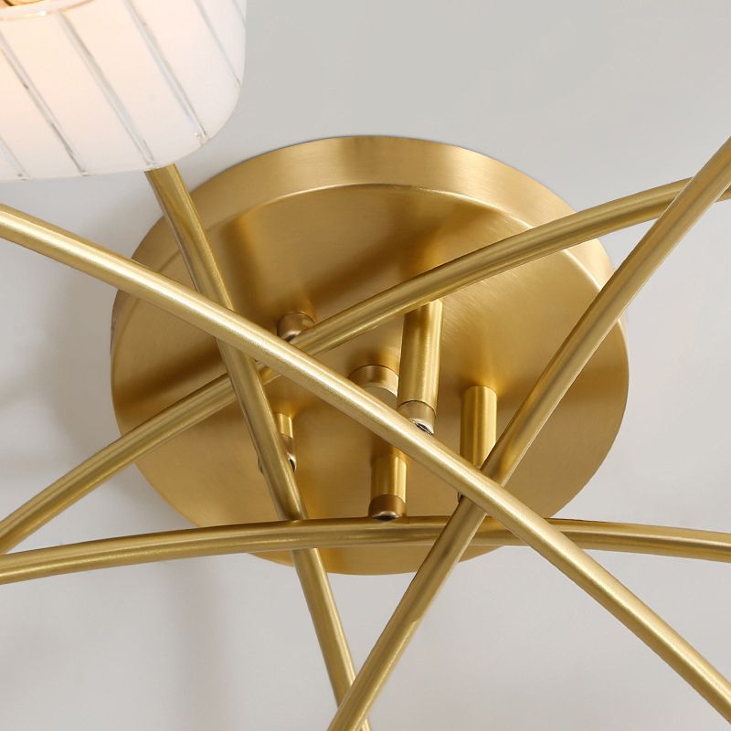 Metal Sputnik Shape Flush Mount Light Modern-Style Multi Lights Flush Ceiling Light