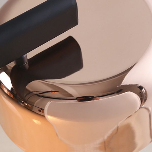 Luces colgantes de cocina contemporáneos luces de techo colgantes de domo Metal 4 luz