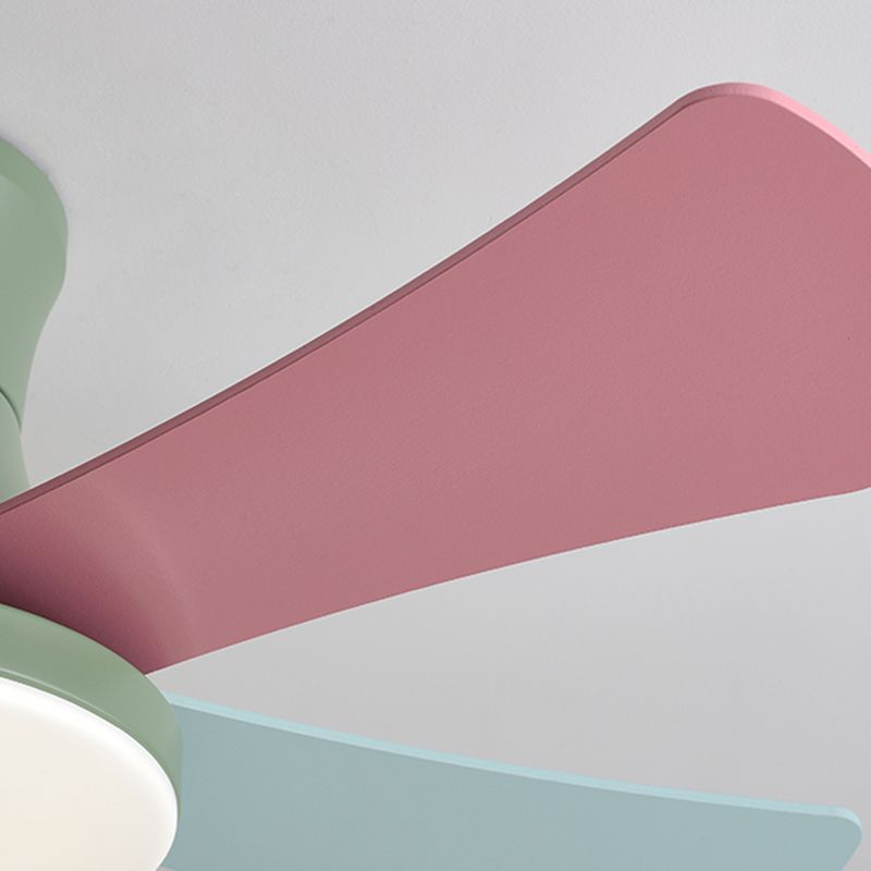 Moderne Deckenlüfterbeleuchtung Metal 1 Licht Deckenventilator Lampe für Kinderzimmer