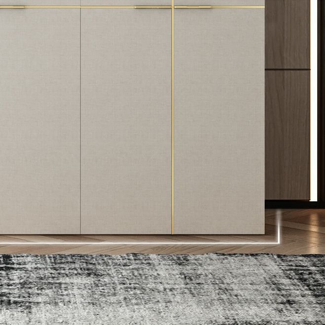 Engineered Wood Wardrobe Cabinet with Drawer Modern Wardrobe Closet