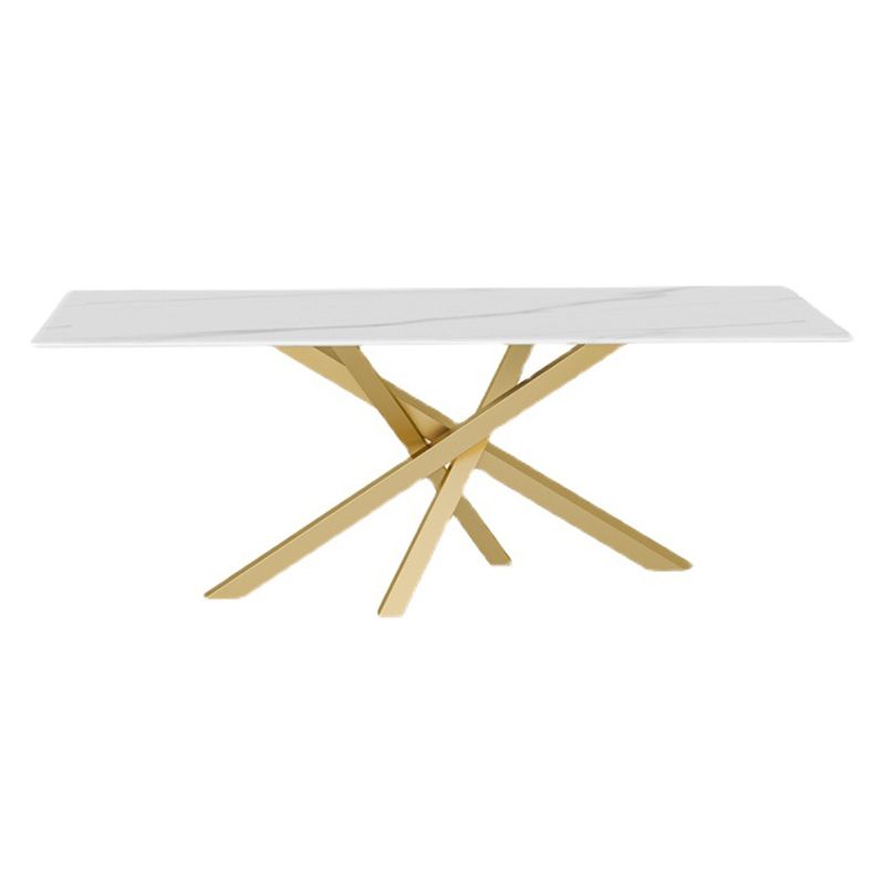 Contemporary 1/2/5 Pieces Furniture Faux Marble Rectangle Dining Chairs Set for Home