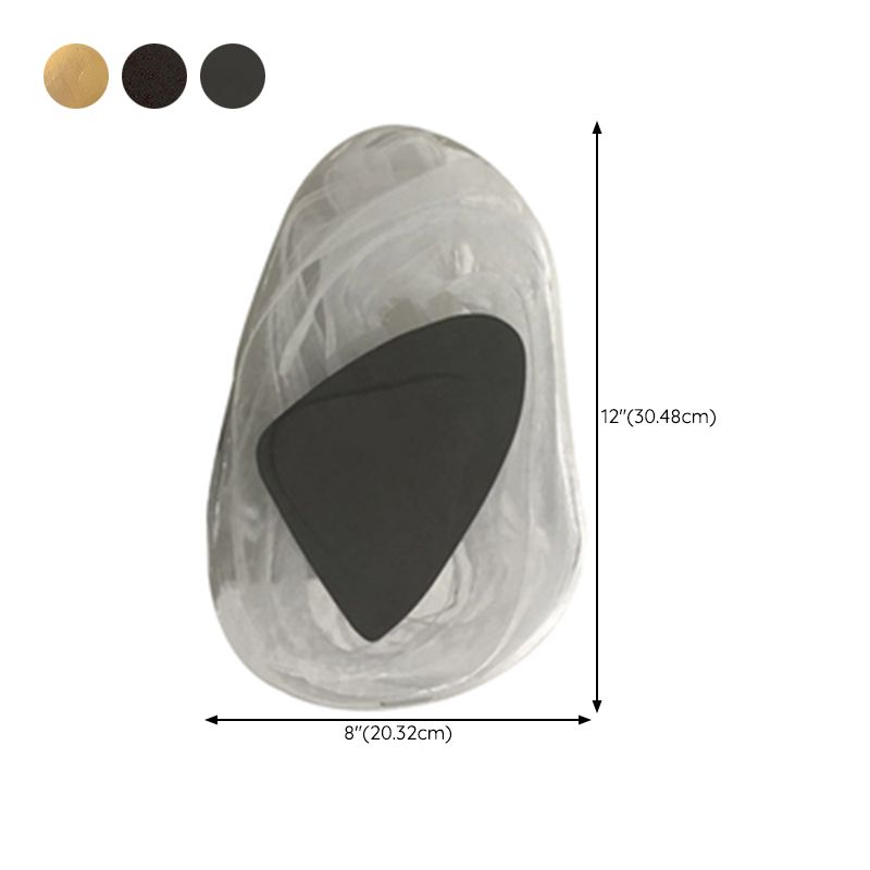 Crystal Shade Wall Lighting Ideas Modern 1-Light Wall Lighting for Bedroom