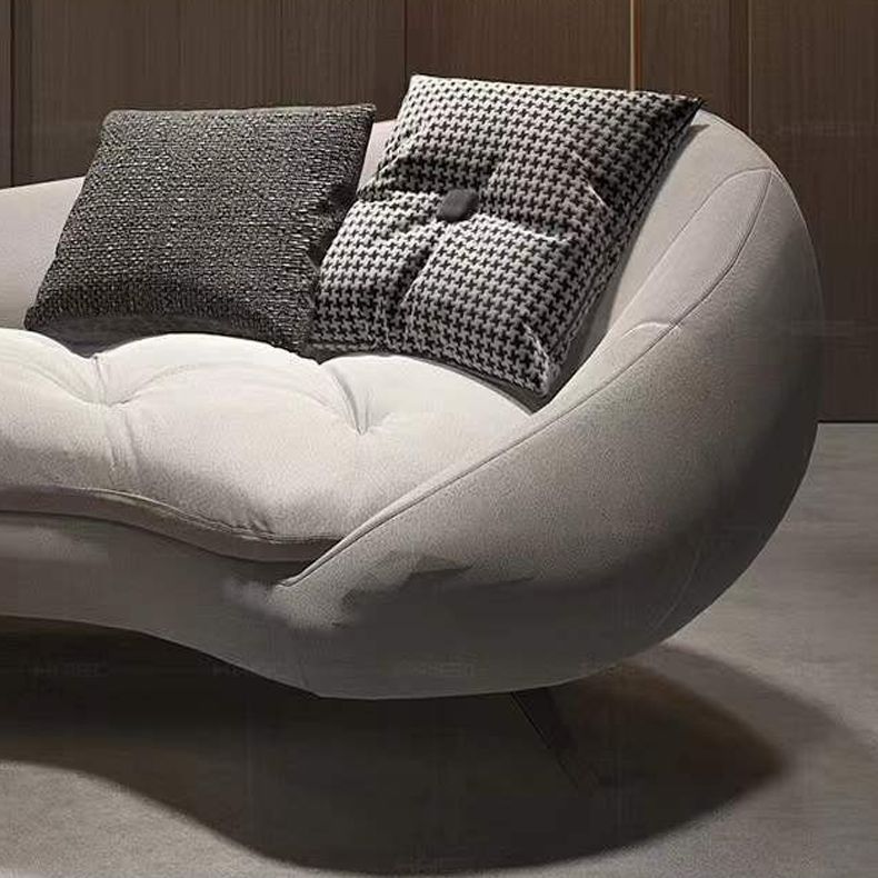 Modern Solid Color Chaise Lounge Couch Upholstered Chaise Lounge