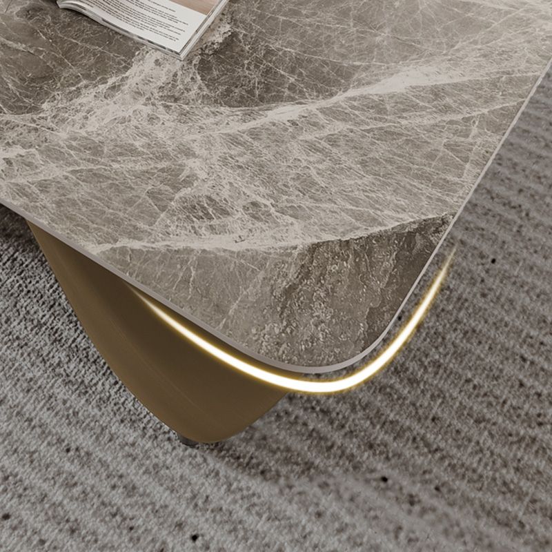 No Distressing Slate Coffee Table Rectangle Cocktail Table for Bedroom