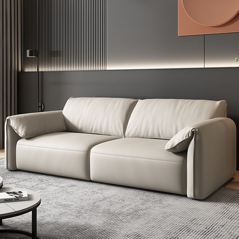 41.34" Wide Contemporary Futon Sofa Bed White Futon Solid Wood Sleeper Sofa