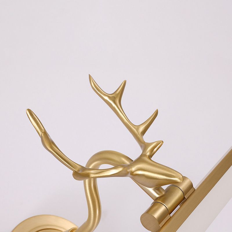 Linear Shape Modern Style Vanity Light Metal 1-Light LED Mirror Light for Bathroom